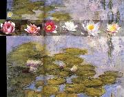 Detail from Water Lilies Claude Monet